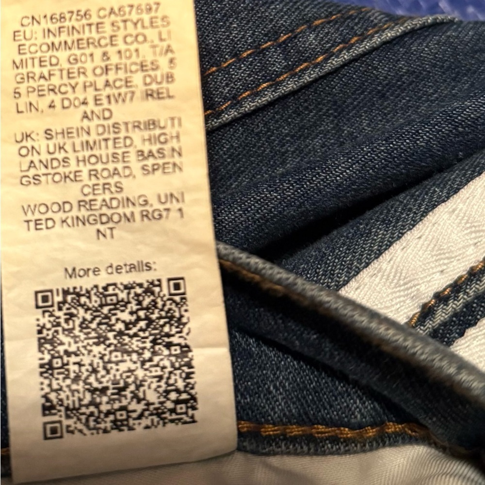 SHEIN Women’s Blue Flare & Wide Leg Jeans Size 4XL - Picture 8 of 15